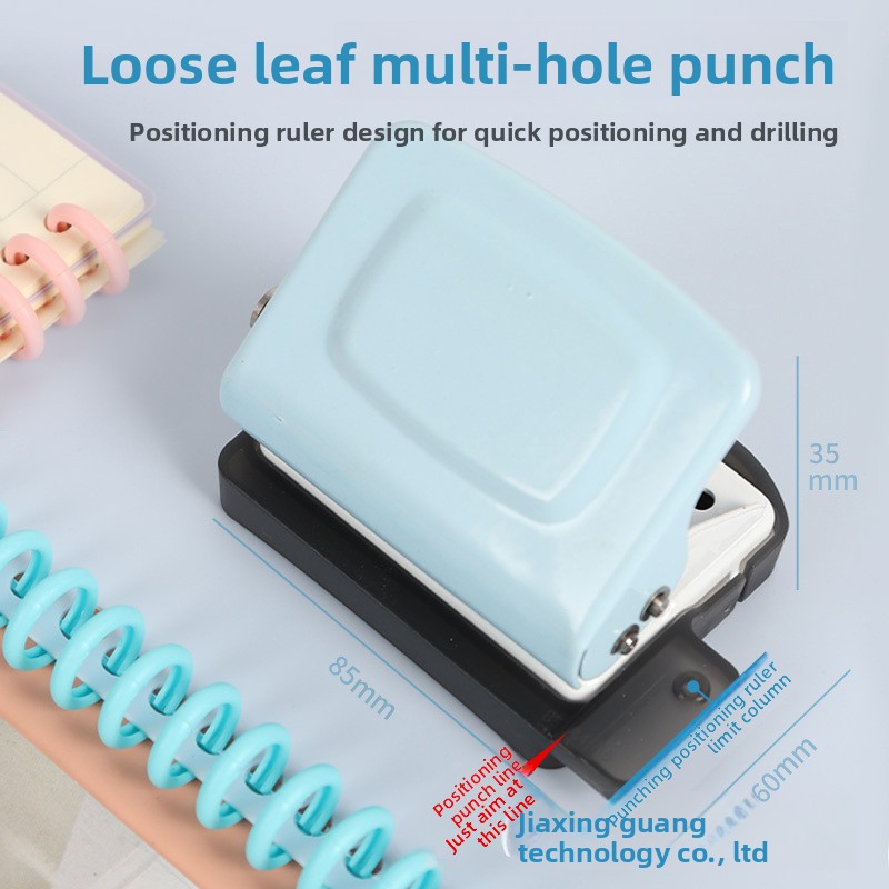 Binding Machine Comb - Мини-креативный маленький дырокол с 6 отверстиями,