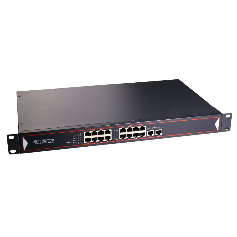 Power Over Ethernet - 10/100/1000M 16-портовый PoE-коммутатор с 2 гигабитными