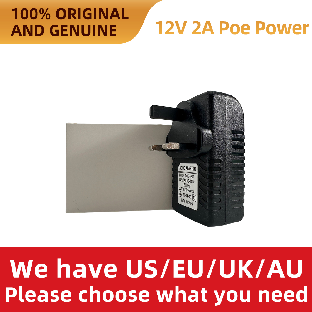 Power Over Ethernet - 12В 2А POE-инжектор 24Вт 10/100Мбит/с адаптер