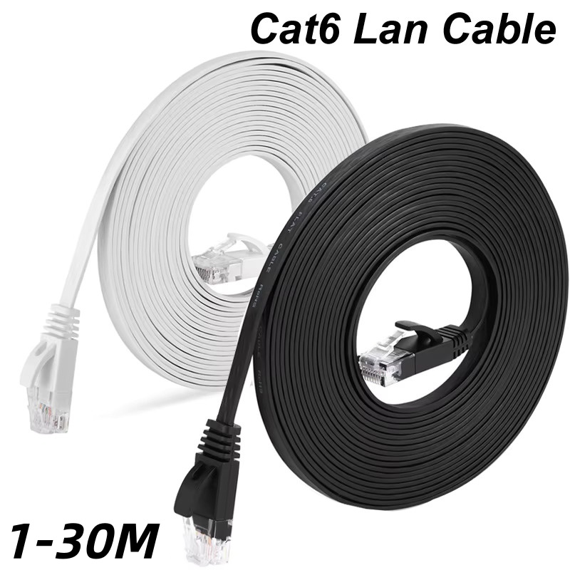Power Over Ethernet - Плоский Ethernet Cat6 Lan 1000 Мбит/с,
