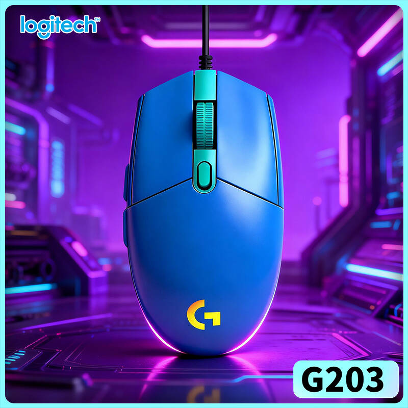 Logitech Mouse G203 - Проводная игровая мышь Logitech G203 для