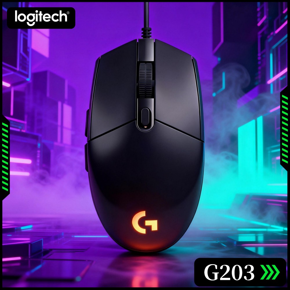 Проводная игровая мышь Logitec – обзор и цена Logitech Mouse G203