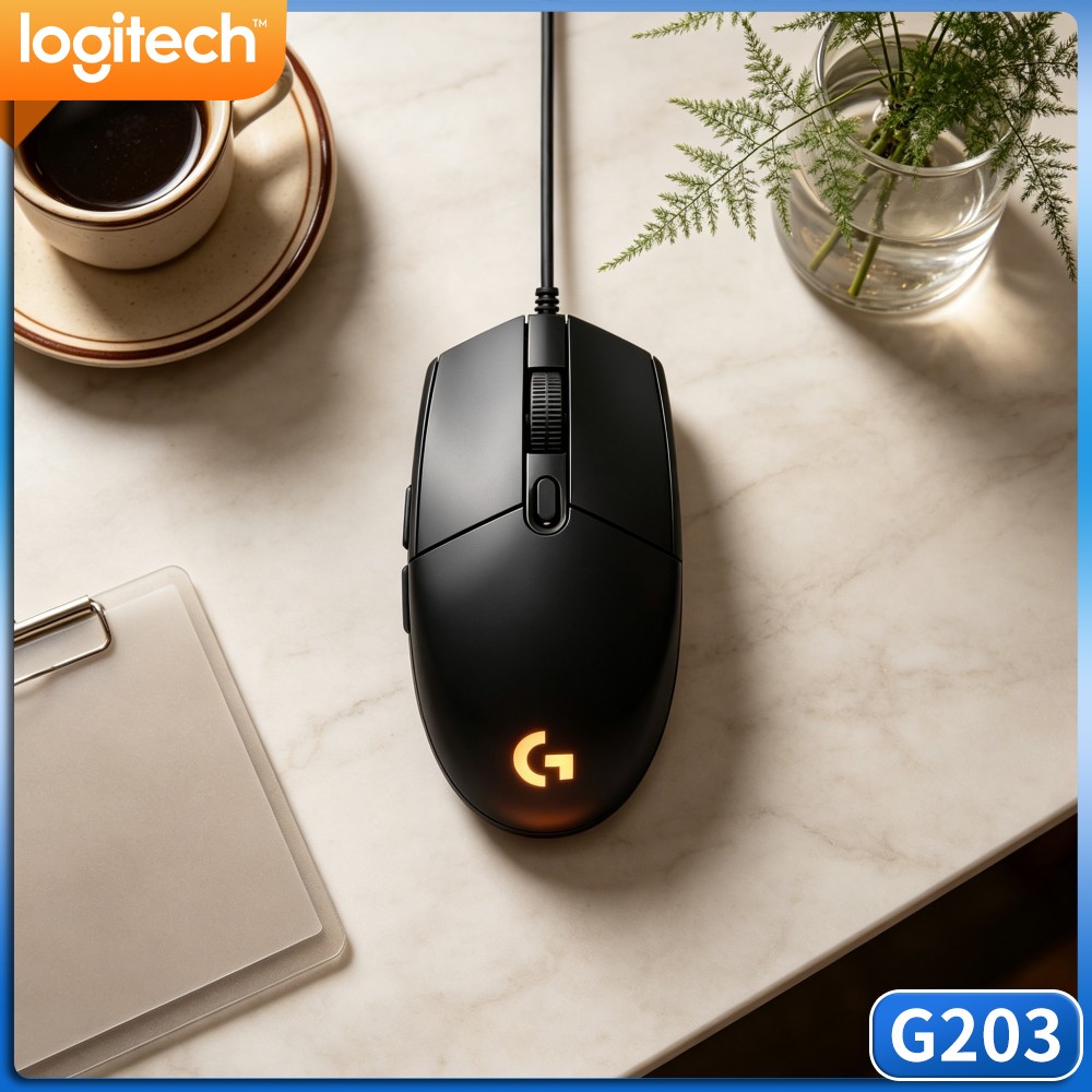 Проводная игровая мышь Logitec – обзор и цена Logitech Mouse G203