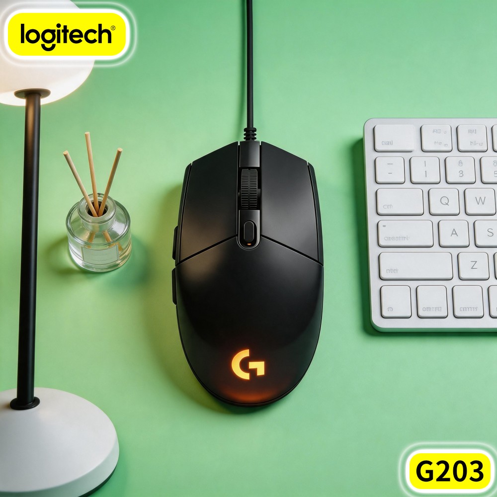 Проводная игровая мышь Logitec – обзор и цена Logitech Mouse G203