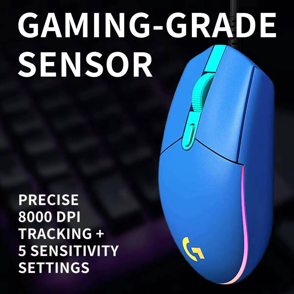 Проводная игровая мышь Logitec – обзор и цена Logitech Mouse G203