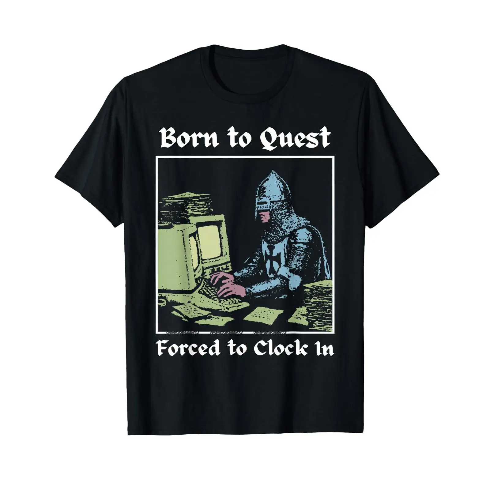 Футболка Born to Quest Forced  – обзор и цена Office Quest